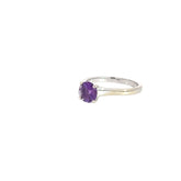 Amethyst Solitaire Ring